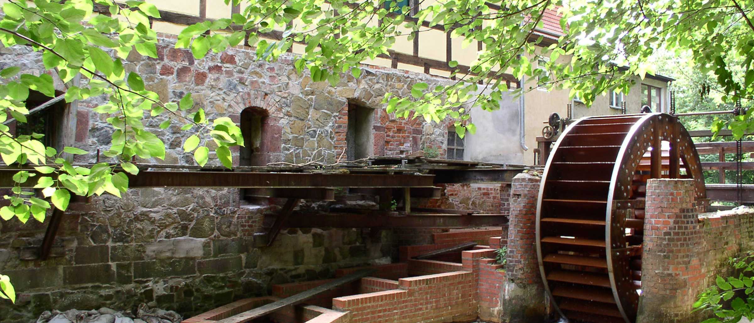 Dölitzer wWssermühle Wasserrad Dölitzer wWssermühle Wasserrad