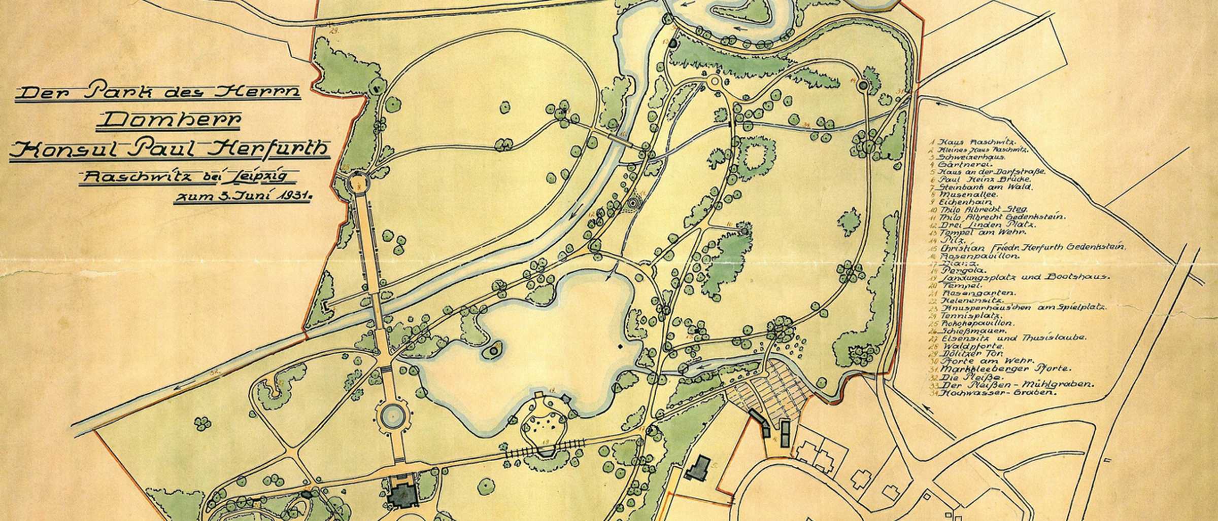 Parkplan 1931 Parkplan 1931
