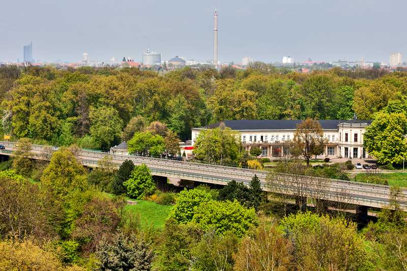 Luftaufnahme B2 mit Parkschloß