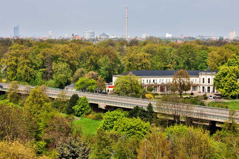 Luftaufnahme B2 mit Parkschloß